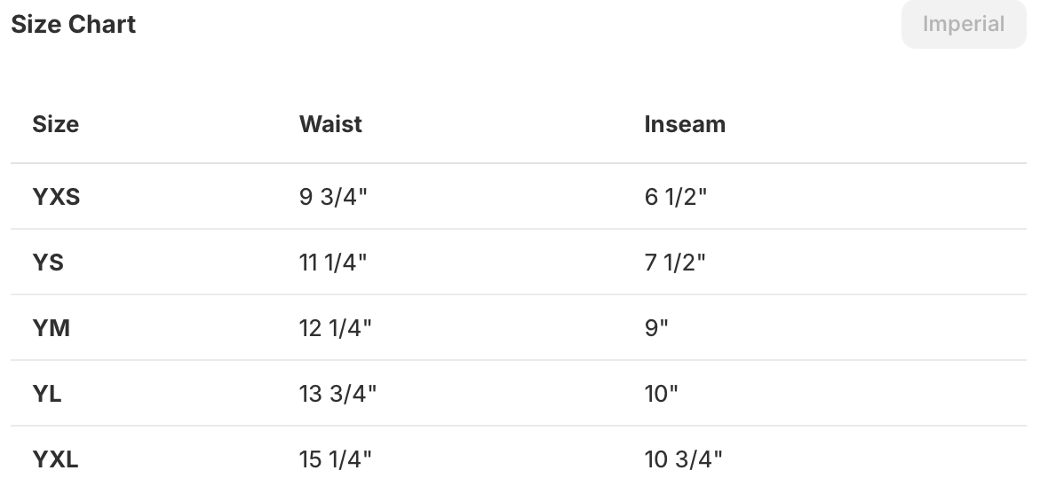 CLMA Summer Shorts - Youth Sizes